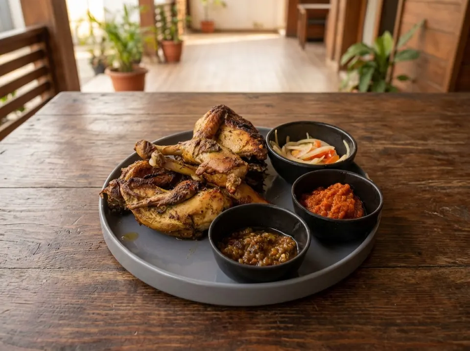 Poulet braisé