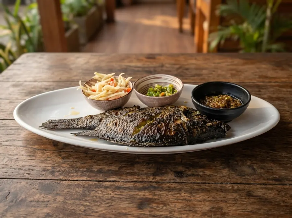 Poisson braisé